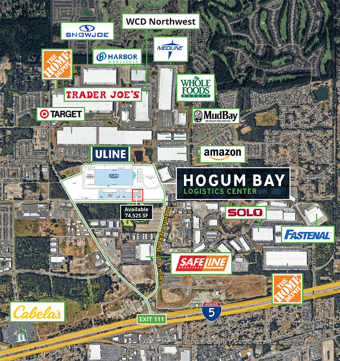 Hogum Bay Logistics Center Aerial Map